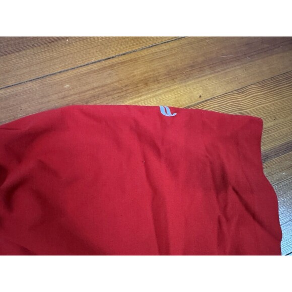 Fabletics Men's Medium The Training Day Polo Shirt Red - Breathable Active Gym - Picture 4 of 5